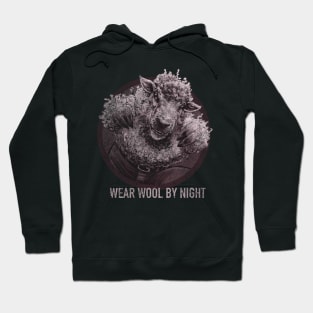 Wear Wool By Night - mono Hoodie